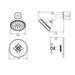 LG89-7TB0SCSDB Bathroom/Bathroom Tub & Shower Faucets/Shower Only Faucet Trim