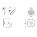 LG89-7TNTSLC Bathroom/Bathroom Tub & Shower Faucets/Shower Only Faucet Trim