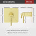 R89-HLSBG Bathroom/Bathroom Tub & Shower Faucets/Shower Only Faucet Trim