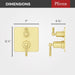 R89-SHLSBG Bathroom/Bathroom Tub & Shower Faucets/Shower Only Faucet Trim
