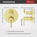 R89-STNTBG Bathroom/Bathroom Tub & Shower Faucets/Shower Only Faucet Trim