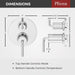 R89-STNTC Bathroom/Bathroom Tub & Shower Faucets/Shower Only Faucet Trim