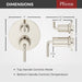 R89-STNTD Bathroom/Bathroom Tub & Shower Faucets/Shower Only Faucet Trim