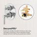 R89-SWNC Bathroom/Bathroom Tub & Shower Faucets/Shower Only Faucet Trim