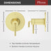 R89-TNTBG Bathroom/Bathroom Tub & Shower Faucets/Shower Only Faucet Trim