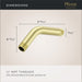 USC-01SHWBG Parts & Maintenance/Bathtub & Shower Parts/Shower Arms