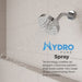 USH-50SHWC Bathroom/Bathroom Tub & Shower Faucets/Showerheads