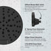 USH-50SHWSDB Bathroom/Bathroom Tub & Shower Faucets/Showerheads