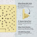 USH-51SHWBG Bathroom/Bathroom Tub & Shower Faucets/Showerheads