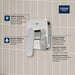 101930GN00 Bathroom/Bathroom Tub & Shower Faucets/Tub & Shower Diverters & Volume Controls