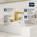 1019222430 Bathroom/Bathroom Sink Faucets/Widespread Sink Faucets