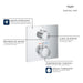 291782431 Bathroom/Bathroom Tub & Shower Faucets/Shower Only Faucet Trim