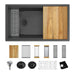 ELXRU13322WCH0 Kitchen/Kitchen Sinks/Undermount Kitchen Sinks