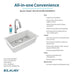 ELGRU13322WHFLC Kitchen/Kitchen Sinks/Undermount Kitchen Sinks