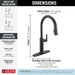 9186-BL-DST Kitchen/Kitchen Faucets/Pull Down Spray Faucets