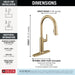 9186-CZ-DST Kitchen/Kitchen Faucets/Pull Down Spray Faucets