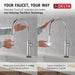 9186TL-DST Kitchen/Kitchen Faucets/Pull Down Spray Faucets