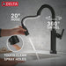 9986TL-BL-DST Kitchen/Kitchen Faucets/Bar & Prep Faucets
