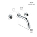 20663DL0 Bathroom/Bathroom Sink Faucets/Wall Mounted Sink Faucets