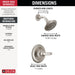 BT13211-SS Bathroom/Bathroom Tub & Shower Faucets/Shower Only Faucet Trim