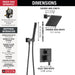 T342703-BL Bathroom/Bathroom Tub & Shower Faucets/Shower Only Faucet Trim