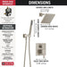 T342703-SP Bathroom/Bathroom Tub & Shower Faucets/Shower Only Faucet Trim