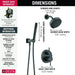 T342704-BL Bathroom/Bathroom Tub & Shower Faucets/Shower Only Faucet Trim