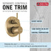T342704-CZ Bathroom/Bathroom Tub & Shower Faucets/Shower Only Faucet Trim