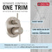 T342704-SP Bathroom/Bathroom Tub & Shower Faucets/Shower Only Faucet Trim