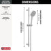 51913-PR Bathroom/Bathroom Tub & Shower Faucets/Handshowers