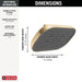 52955-CZ-PR Bathroom/Bathroom Tub & Shower Faucets/Showerheads