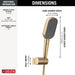 55815-CZ-PR Bathroom/Bathroom Tub & Shower Faucets/Handshowers