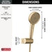 55913-CZ-PR Bathroom/Bathroom Tub & Shower Faucets/Handshowers