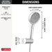 55913-PR Bathroom/Bathroom Tub & Shower Faucets/Handshowers