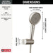 55913-SS-PR Bathroom/Bathroom Tub & Shower Faucets/Handshowers