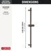 56913-RB Bathroom/Bathroom Tub & Shower Faucets/Handshower Slide Bars & Accessories