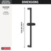 56914-BL Bathroom/Bathroom Tub & Shower Faucets/Handshower Slide Bars & Accessories