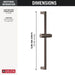 56914-RB Bathroom/Bathroom Tub & Shower Faucets/Handshower Slide Bars & Accessories