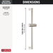 56914-SS-PR Bathroom/Bathroom Tub & Shower Faucets/Handshower Slide Bars & Accessories