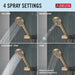 59913-CZ-PR Bathroom/Bathroom Tub & Shower Faucets/Handshowers