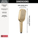 59915-CZ-PR Bathroom/Bathroom Tub & Shower Faucets/Handshowers