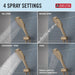 59915-CZ-PR Bathroom/Bathroom Tub & Shower Faucets/Handshowers
