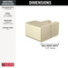 U4114-PN-PR Bathroom/Bathroom Tub & Shower Faucets/Handshower Outlets & Adapters