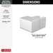 U4114-PR Bathroom/Bathroom Tub & Shower Faucets/Handshower Outlets & Adapters