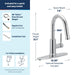 6605C Kitchen/Kitchen Faucets/Pull Down Spray Faucets
