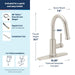 6605SRS Kitchen/Kitchen Faucets/Pull Down Spray Faucets