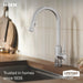 7606C Kitchen/Kitchen Faucets/Pull Down Spray Faucets