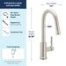 7606SRS Kitchen/Kitchen Faucets/Pull Down Spray Faucets
