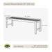 BEN340 Bathroom/Bathroom Accessories/Bath Seats & Benches