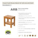 BEN537 Bathroom/Bathroom Accessories/Bath Seats & Benches